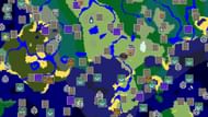 This seed has a nice treasure trove beneath its spawn village (Image via Chunkbase)